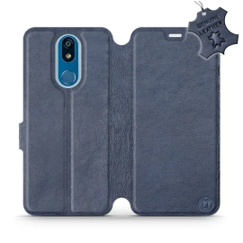 Hülle für LG K40 - Farbe Blue Leather