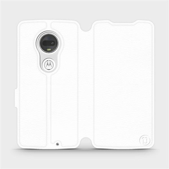 Hülle für Motorola Moto G7 - Farbe White&Orange