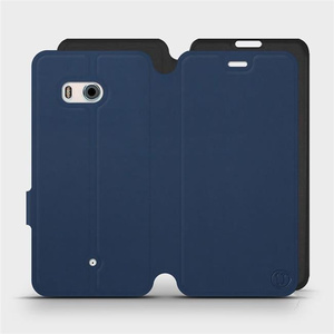 Hülle für HTC U11 - Farbe Marine mit Schwarz