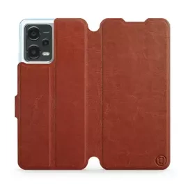 Hülle für Xiaomi POCO X5 5G - Farbe Brown&Orange
