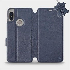 Hülle für Xiaomi Redmi Note 5 - Farbe Blue Leather
