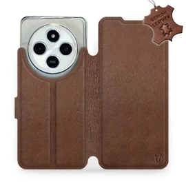 Hülle für Xiaomi Redmi 14C - Farbe Brown Leather