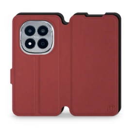 Hülle für Xiaomi Redmi Note 15 Pro Plus 5G - Farbe Dunkelrot mit Schwarz