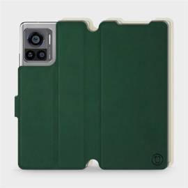 Hülle für Motorola Edge 30 Ultra - Farbe Grün mit Platin