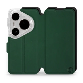 Hülle für Huawei Pura 80 Pro - Farbe Grün mit Schwarz