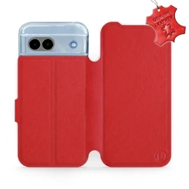 Hülle für Google Pixel 8A - Farbe Red Leather