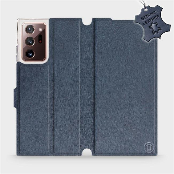 Hülle für Samsung Galaxy Note 20 Ultra - Farbe Blue Leather