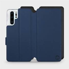 Hülle für Huawei P30 Pro - Farbe Marine mit Schwarz