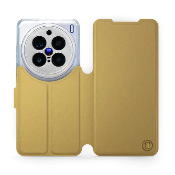 Hülle für Vivo X200 Pro 5G - Farbe Gold&Orange