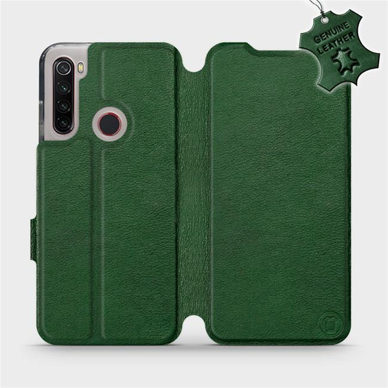 Hülle für Xiaomi Redmi Note 8 - Farbe Green Leather