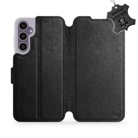 Hülle für Samsung Galaxy S23 FE - Farbe Black Leather