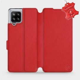 Hülle für Samsung Galaxy A42 - Farbe Red Leather