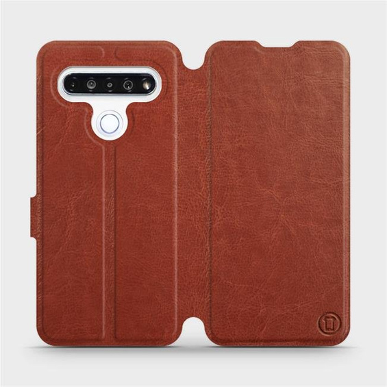 Hülle für LG K61 - Farbe Brown&Orange