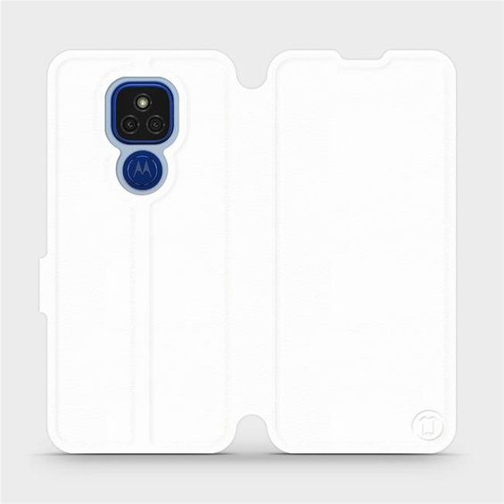 Hülle für Motorola Moto E7 Plus - Farbe White&Orange