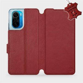 Hülle für Xiaomi POCO F3 - Farbe Dark Red Leather