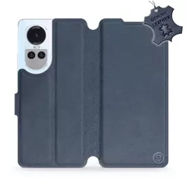 Hülle für OPPO Reno 10 5G - Farbe Blue Leather