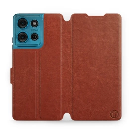 Hülle für Motorola Moto G75 5G - Farbe Brown&Gray