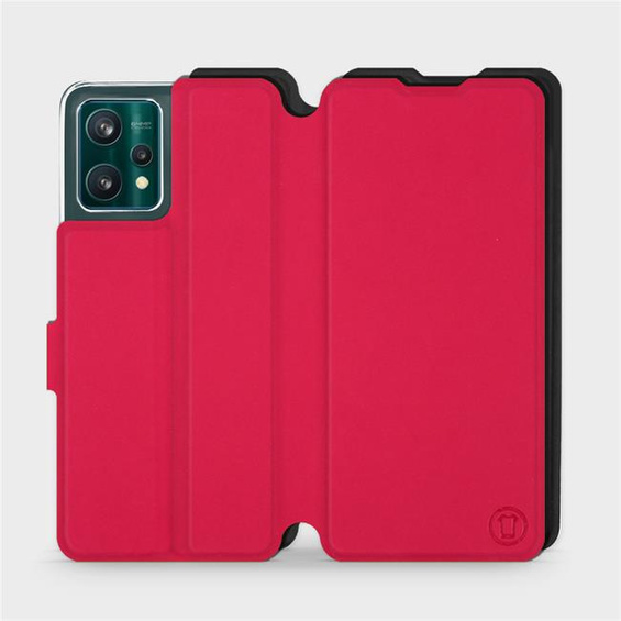 Hülle für Realme 9 Pro - Farbe Rot mit Schwarz