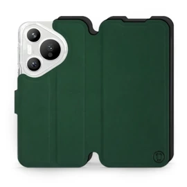 Hülle für Huawei Pura 70 - Farbe Grün mit Schwarz