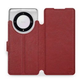 Hülle für Huawei Honor Magic5 Lite 5G - Farbe Dark Red Leather
