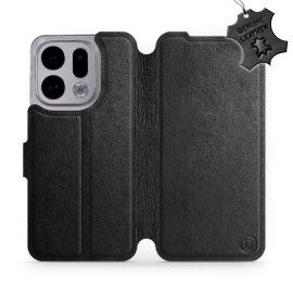 Hülle für OPPO Find X9 - Farbe Black Leather