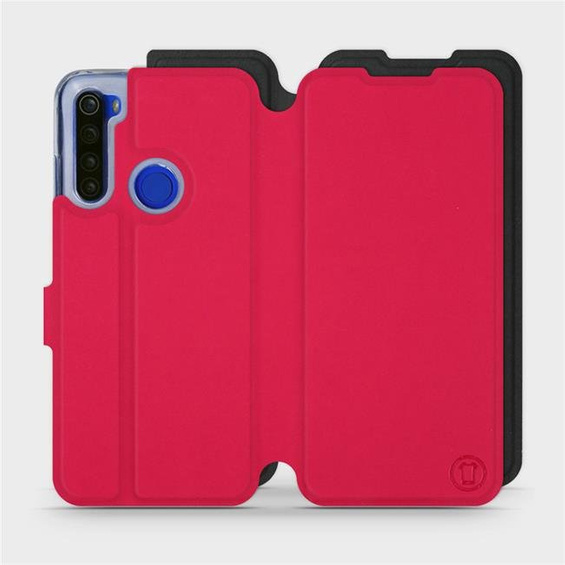 Hülle für Xiaomi Redmi Note 8T - Farbe Rot mit Schwarz