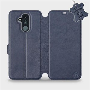 Hülle für Huawei Mate 20 Lite - Farbe Blue Leather