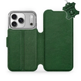 Hülle für Apple iPhone 17 Pro - Farbe Green Leather