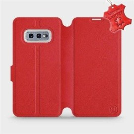 Hülle für Samsung Galaxy S10e - Farbe Red Leather