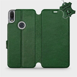 Hülle für Asus Zenfone Max Pro M1 ZB602KL - Farbe Green Leather