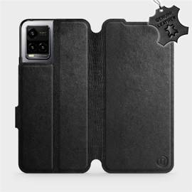 Hülle für Vivo Y21S - Farbe Black Leather