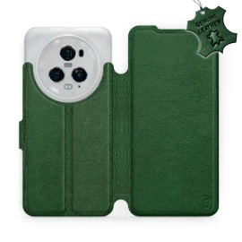Hülle für Huawei Honor Magic5 Pro 5G - Farbe Green Leather