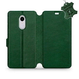Hülle für Xiaomi Redmi Note 4 - Farbe Green Leather