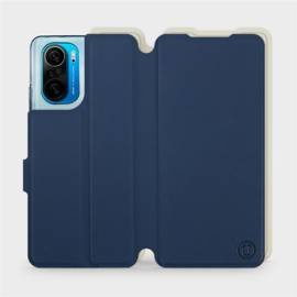Hülle für Xiaomi POCO F3 - Farbe Marineblau mit Platin