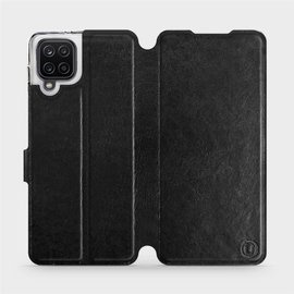 Hülle für Samsung Galaxy A12 - Farbe Black&Orange