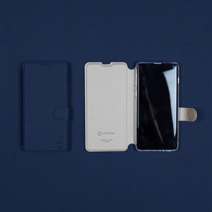 Hülle für Xiaomi POCO X3 NFC - Farbe Marineblau mit Platin