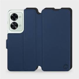 Hülle für OnePlus Nord 2T 5G - Farbe Marine mit Schwarz