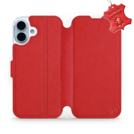 Hülle für Apple iPhone 17 - Farbe Red Leather