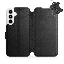 Hülle für Samsung Galaxy A35 5G - Farbe Black Leather