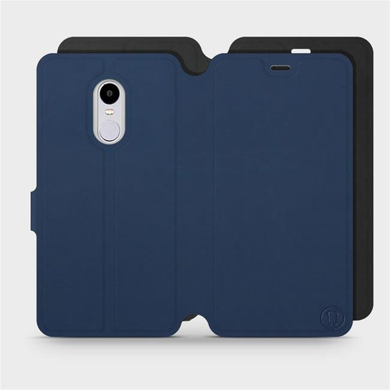 Hülle für Xiaomi Redmi Note 4 - Farbe Marine mit Schwarz