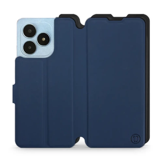 Hülle für Realme Note 50 - Farbe Marine mit Schwarz
