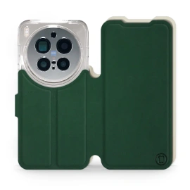 Hülle für Vivo X300 pro - Farbe Grün mit Platin