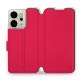 Hülle für OPPO Reno 14 Pro 5G - Farbe Rot mit Platin