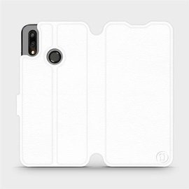 Hülle für Huawei P Smart 2019 - Farbe White&Orange