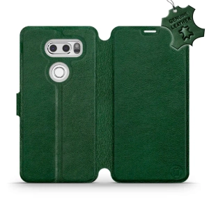 Hülle für LG V30 - Farbe Green Leather
