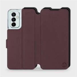 Hülle für Samsung Galaxy M23 5G - Farbe Burgund mit Schwarz