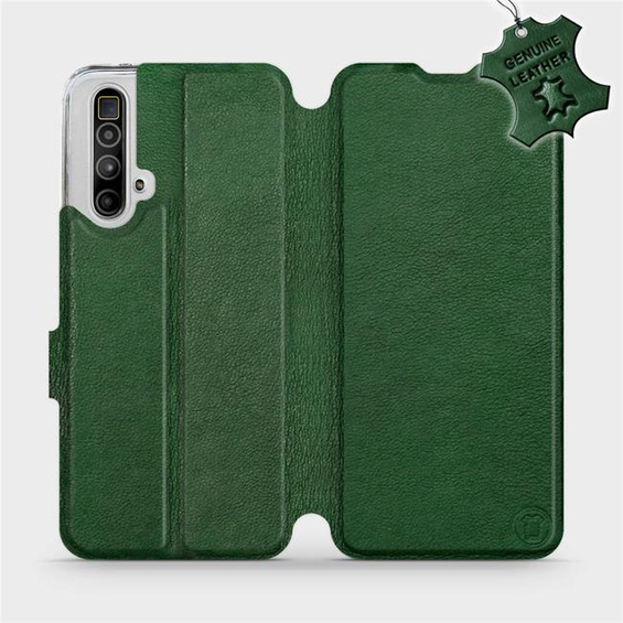 Hülle für Realme X3 SuperZoom - Farbe Green Leather