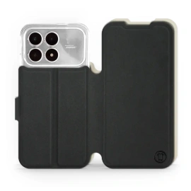 Hülle für Xiaomi Poco F8 Pro - Farbe Schwarz mit Platin