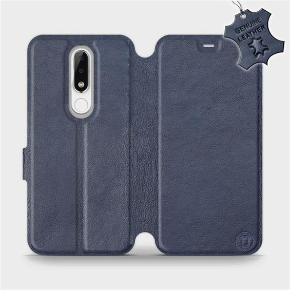 Hülle für Nokia 5.1 Plus - Farbe Blue Leather
