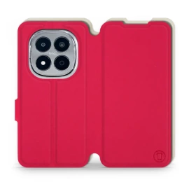 Hülle für Xiaomi Redmi Note 15 Pro Plus 5G - Farbe Rot mit Platin